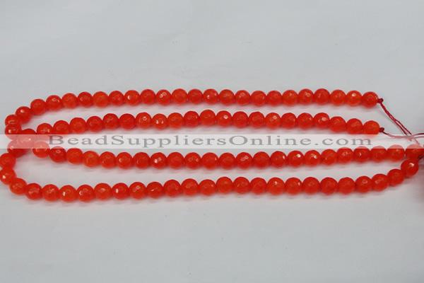 CCN1950 15 inches 4mm faceted round candy jade beads wholesale