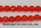 CCN1952 15 inches 8mm faceted round candy jade beads wholesale