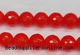 CCN1953 15 inches 10mm faceted round candy jade beads wholesale