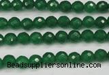 CCN1971 15 inches 6mm faceted round candy jade beads wholesale