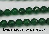 CCN1973 15 inches 10mm faceted round candy jade beads wholesale