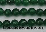 CCN1974 15 inches 12mm faceted round candy jade beads wholesale