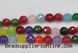 CCN1980 15 inches 4mm faceted round candy jade beads wholesale