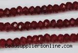 CCN1989 15 inches 4*6mm faceted rondelle candy jade beads wholesale