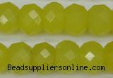 CCN2008 15 inches 12*16mm faceted rondelle candy jade beads wholesale