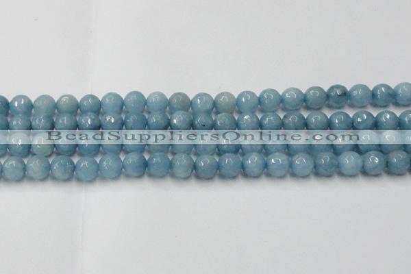 CCN2019 15 inches 12mm faceted round candy jade beads wholesale