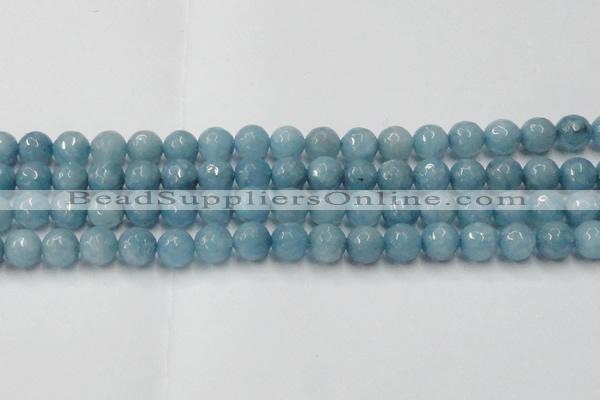 CCN2020 15 inches 14mm faceted round candy jade beads wholesale