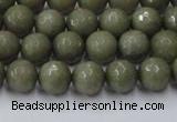 CCN2023 15 inches 6mm faceted round candy jade beads wholesale