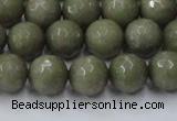 CCN2025 15 inches 10mm faceted round candy jade beads wholesale