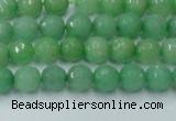 CCN2029 15 inches 4mm faceted round candy jade beads wholesale