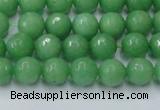 CCN2030 15 inches 6mm faceted round candy jade beads wholesale