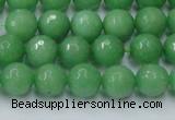 CCN2031 15 inches 8mm faceted round candy jade beads wholesale