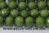 CCN2038 15 inches 8mm faceted round candy jade beads wholesale