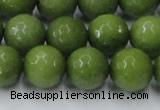 CCN2041 15 inches 14mm faceted round candy jade beads wholesale