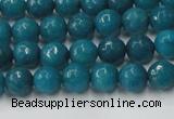 CCN2043 15 inches 4mm faceted round candy jade beads wholesale