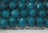 CCN2045 15 inches 8mm faceted round candy jade beads wholesale