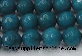 CCN2047 15 inches 12mm faceted round candy jade beads wholesale