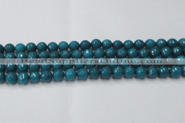 CCN2047 15 inches 12mm faceted round candy jade beads wholesale