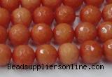 CCN2052 15 inches 8mm faceted round candy jade beads wholesale