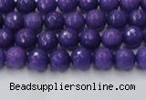 CCN2057 15 inches 4mm faceted round candy jade beads wholesale