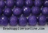 CCN2060 15 inches 10mm faceted round candy jade beads wholesale