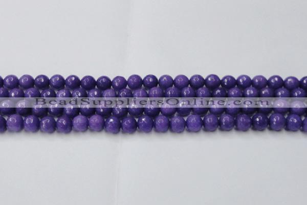 CCN2060 15 inches 10mm faceted round candy jade beads wholesale