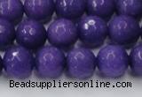 CCN2061 15 inches 12mm faceted round candy jade beads wholesale