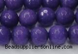 CCN2062 15 inches 14mm faceted round candy jade beads wholesale