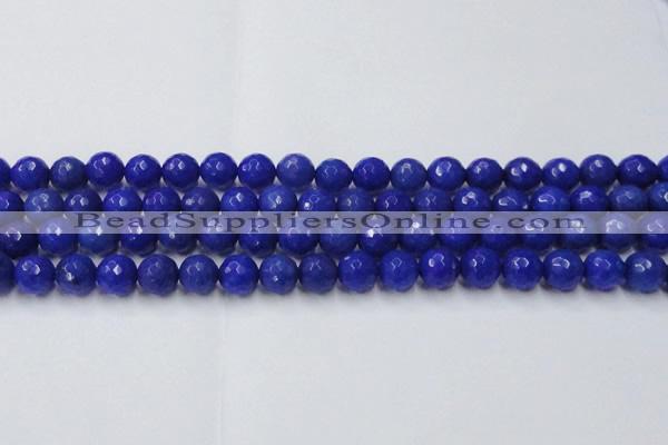 CCN2068 15 inches 12mm faceted round candy jade beads wholesale