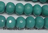 CCN2104 15.5 inches 10*14mm faceted rondelle candy jade beads