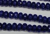 CCN2119 15.5 inches 5*8mm faceted rondelle candy jade beads