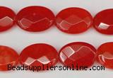 CCN2204 15.5 inches 13*18mm faceted oval candy jade beads