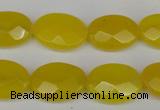 CCN2208 15.5 inches 13*18mm faceted oval candy jade beads