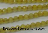 CCN2253 15.5 inches 4mm faceted round candy jade beads wholesale