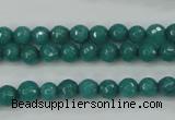 CCN2279 15.5 inches 6mm faceted round candy jade beads wholesale