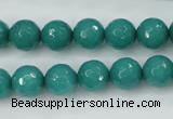 CCN2281 15.5 inches 10mm faceted round candy jade beads wholesale