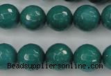 CCN2283 15.5 inches 14mm faceted round candy jade beads wholesale