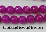 CCN2296 15.5 inches 10mm faceted round candy jade beads wholesale