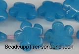 CCN2348 15.5 inches 20mm carved flower candy jade beads wholesale