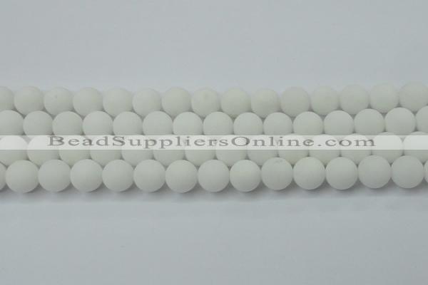 CCN2400 15.5 inches 4mm round matte candy jade beads wholesale