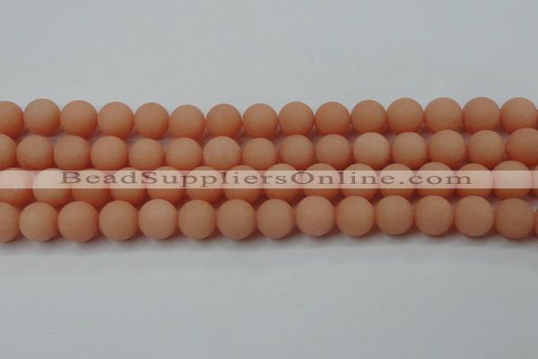 CCN2446 15.5 inches 8mm round matte candy jade beads wholesale