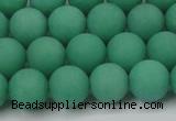 CCN2470 15.5 inches 10mm round matte candy jade beads wholesale