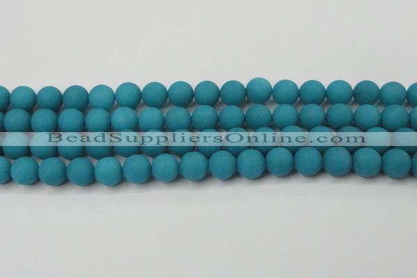 CCN2492 15.5 inches 12mm round matte candy jade beads wholesale