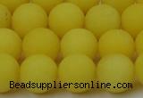 CCN2508 15.5 inches 14mm round matte candy jade beads wholesale