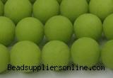 CCN2509 15.5 inches 14mm round matte candy jade beads wholesale