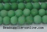 CCN2537 15.5 inches 6mm round matte candy jade beads wholesale