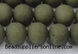 CCN2548 15.5 inches 14mm round matte candy jade beads wholesale