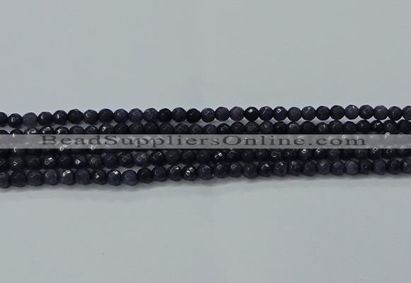 CCN2566 15 inches 6mm faceted round candy jade beads wholesale