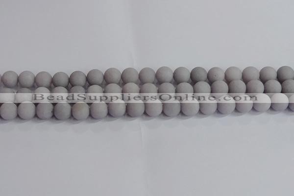 CCN2582 15.5 inches 8mm round matte candy jade beads wholesale