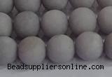 CCN2583 15.5 inches 10mm round matte candy jade beads wholesale